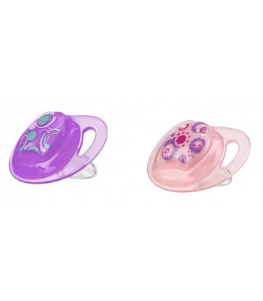پستانک ارتودنسی نابی سیلیکونی Nuby ID5740LOSN Orthodontic Pacifier 2 Of Pack