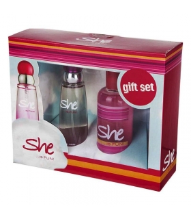 ست عطر زنانه هانکا شی Hunca She Is Fun EDT 50ml Gift Set