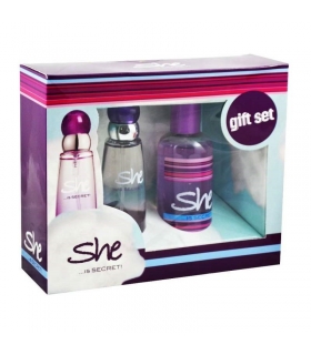 ست عطر زنانه هانکا شی Hunca She Is Secret EDT 50ml Gift Set