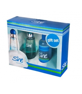 ست عطر زنانه هانکا شی Hunca She Is Cool EDT 50ml Gift Set