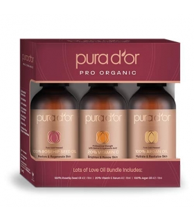 پک مراقبتی پیورا دور روغن رز آرگان و سرم ویتامین سی PURA D OR Argan Oil Rosehip Seed Oil and Vitamin C Serum