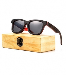 عینک آفتابی زنانه و مردانه شلو Sheloo Bamboo Wood Sunglasses For Men and Women