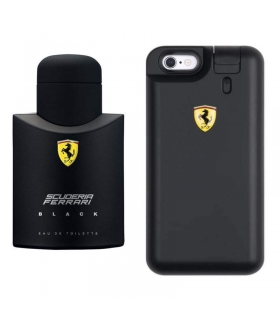 ست عطر مردانه فراری اسکودریا بلک و کاور آیفون Ferrari Scuderia Black EDT For Men