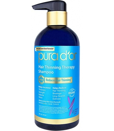 شامپو ضد ریزش مو ارگانیک  PURA D'OR Hair Loss Prevention Organic Argan Oil Shampoo