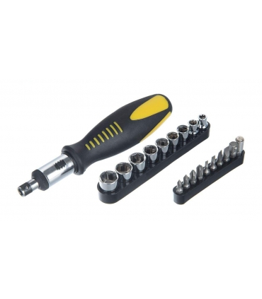 مجموعه ابزار 24 عددی جی تی تی سری بکس و پیچ گوشتی GTT 95505 Ratchet and Screwdriver Set 24 PCS