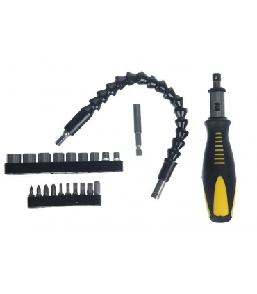 مجموعه ابزار 24 عددی جی تی تی سری بکس و پیچ گوشتی GTT 95505 Ratchet and Screwdriver Set 24 PCS