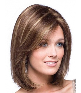 کلاه گیس زنانه کوتاه لخت Tsnomore Short Straight Fashion Women's Full Hair Wig