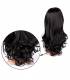 کلاه گیس زنانه کویینز مدل موجی بلند مشکی QUEENS AISI Black Wavy Synthetic Wigs for Women