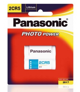 باتری پاناسونیک Panasonic Lithium Battery 2CR5, 6V, 2CR-5W/1BE
