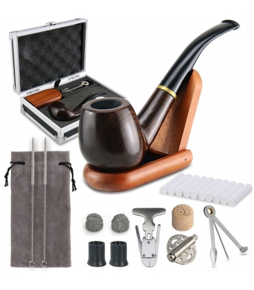 ست پیپ جویولدلف همراه کلیه لوازم جانبی Joyoldelf Wooden Tobacco Smoking Pipe Set XX025