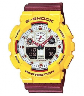 ساعت مچی عقربه ای زنانه و مردانه کاسیو جی شاک CASIO G-Shock GA-100CS-9ADR For Men and Women