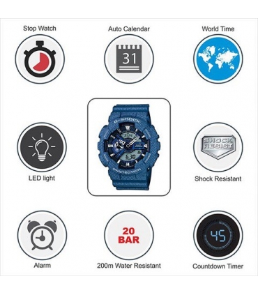 ساعت مچی عقربه ای مردانه کاسیو جی شاک Casio G-Shock GA-110DC-2ADR Watch For Men