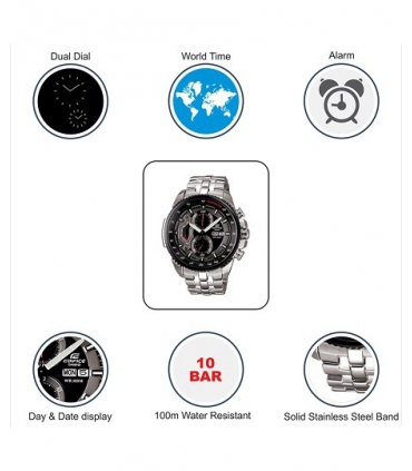 ساعت مچی عقربه ای مردانه کاسیو Casio Edifice EF-558D-1AVDF for men
