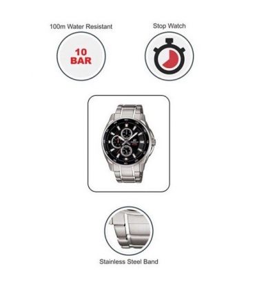 ساعت مچی عقربه ای مردانه کاسیو Casio EF-334D-1AVUDF Watch For Men