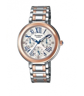 ساعت مچی عقربه ای زنانه کاسیو شین Casio Sheen SHE-3034SG-7AUDR FOR WOMEN