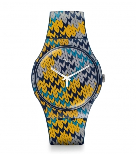 ساعت مچی عقربه ای زنانه و مردانه سواچ Swatch SUON110