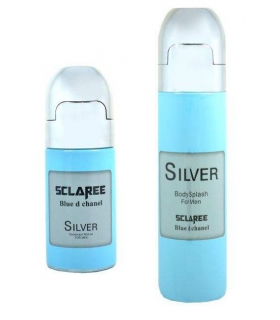 ست رول ضد تعریق و بادی اسپلش مردانه اسکلاره سیلور Sclaree Silver For Men