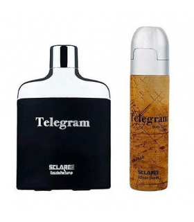 ست عطر و اسپری خوشبو کننده بدن مردانه اسکلاره تلگرام Sclaree Telegram For Men
