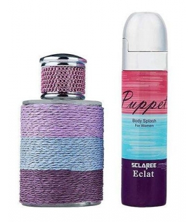ست عطر و اسپری خوشبو کننده بدن زنانه اسکلاره پاپت Sclaree Puppet For Women