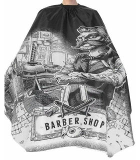 پیشبند آرایشگری طرح بابر شاپ Hair Cutting barber shop