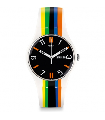 ساعت مچی عقربه ای زنانه و مردانه سواچ Swatch SUOW708