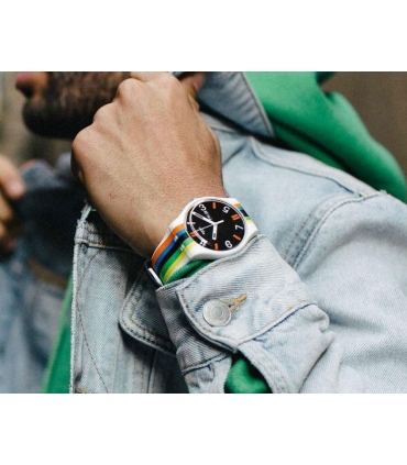 ساعت مچی عقربه ای زنانه و مردانه سواچ Swatch SUOW708
