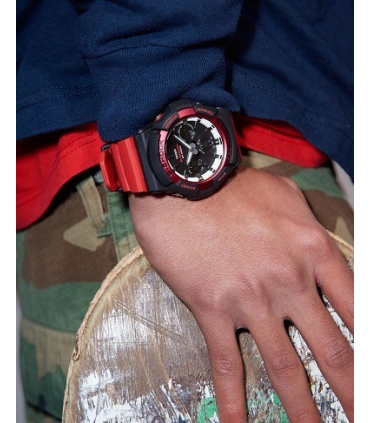 ساعت مچی عقربه ای مردانه و زنانه کاسیو جی شاک Casio GAS-100RB-1ADR For Men and women