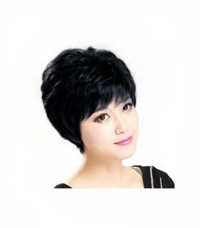 کلاه گیس گو اکشن زنانه مدل کوتاه و حالت دار فر Gooaction Fluffy Short Curly Wig
