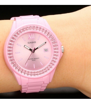 ساعت مچی عقربه ای زنانه کاسیو Casio LX-500H-4E2VDF For women