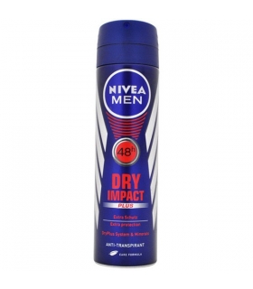 اسپری مردانه نیوآ درای ایمپکت پلاس Nivea Dry Impact Plus Spray For Men