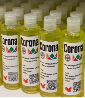 ژل ضد عفونی دست و بدن کرونا Disinfecting gel hand and body CORONA