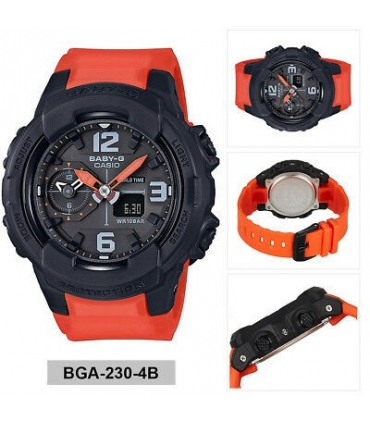 ساعت مچی عقربه ای زنانه کاسیو CASIO BGA-230-4B For Women