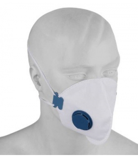 ماسک تنفسی فیلتردار (سوپاپ دار) particulate respirator dust mask FFP2 HY-8226