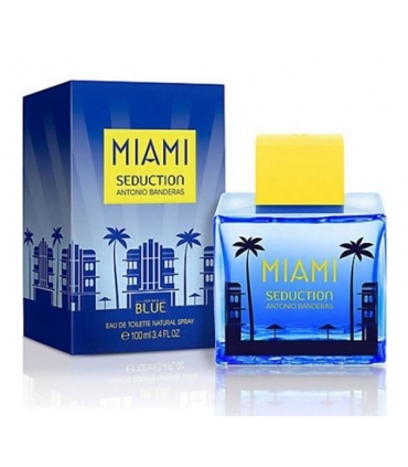 عطر و ادکلن مردانه آنتونیو باندراس میامی سداکشن بلو ادوتویلت Antonio Banderas Miami Seduction Blue EDT for Men