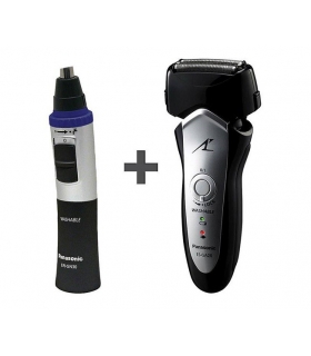ماشین اصلاح صورت پاناسونیک Lamdash و موزن پاناسونیک Panasonic Lamdash ES-GA20 Shaver And Panasonic ER-GN30 Nose Ear Trimmer