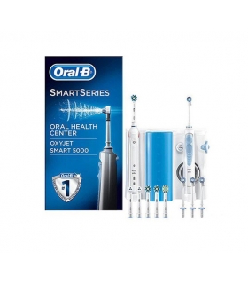 مسواک برقی هوشمند و اریگاتور اکسی جت حرفه ای اورال بی Oral-B oxyjet smart 5000 Electric Toothbrush