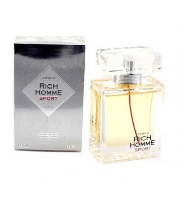 عطر و ادکلن مردانه ژوهان بی ریج هوم اسپرت ادوتویلت Johan.b Rich Homme Sport EDT for Men