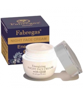 کرم شب ضد چروک و انرژی رسان فابریگاس Fabregas Q10 Energizing Night Face Cream