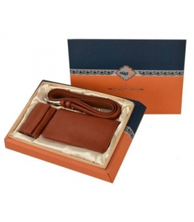 ست چرمی کیف و کمربند کهن چرم Kohan Leatherm M3 Gift Set