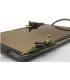 سینی مستطیلی برنجی آنتیک میناکاری گنجشک و بلوط Antique brass Rectangular tray