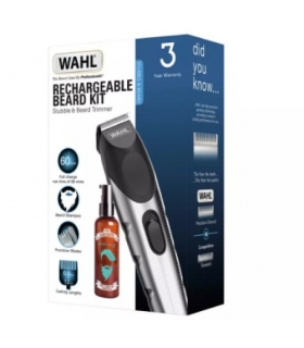 ست ماشین اصلاح وال خط زن قابل شارژ و شامپو ریش Wahl Beard Trimmer & Shampoo Kit 9894-800X reviews