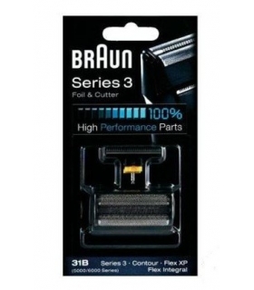تیغه و توری ماشین ریش تراش براون سری 3 Braun 31B Foil And Cutter Replacement Head
