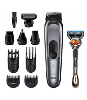 ماشین اصلاح چند منظوره سر و صورت براون به همراه خودتراش Braun All-in-one trimmer MGK7221