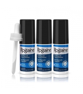 محلول موضعی مردانه روگین 5 درصد ماینوکسیدل ضد ریزش و رویش مجدد مو Rogaine 5% Minoxidil Extra Strength for Men
