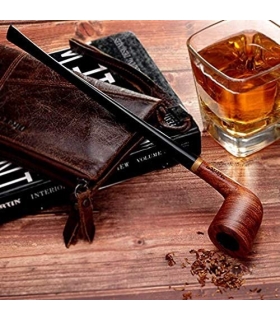 ست پیپ دست ساز یانابیس همراه کلیه لوازم جانبی Yannabis Capo Lily Tobacco Smoking Pipe Set, Handmade Pear Wood Churchwarden