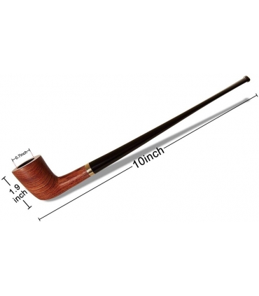 ست پیپ دست ساز یانابیس همراه کلیه لوازم جانبی Yannabis Capo Lily Tobacco Smoking Pipe Set, Handmade Pear Wood Churchwarden