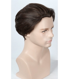 کلاه گیس مردانه لخت و کوتاه Linfairy Short Straight brown Wig