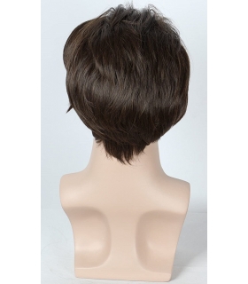 کلاه گیس مردانه لخت و کوتاه Linfairy Short Straight brown Wig