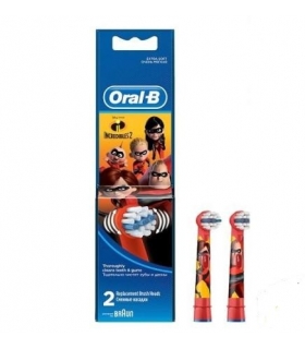 سری مسواک برقی کودکانه اورال بی طرح شگفت انگیزان Oral-B Incredibles Electric Toothbrush Head