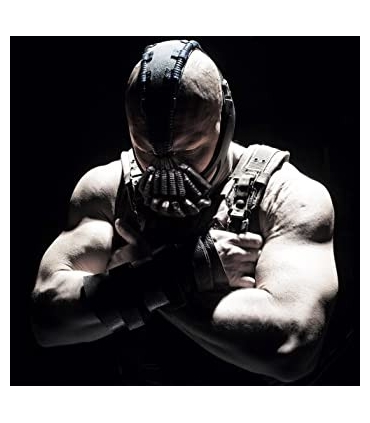 ماسک صورت بین شوالیه تاریکی لاتکس Waylike Scary Dark Horror Mask For Halloween Horror Costume Ball Latex Knight bane Masks